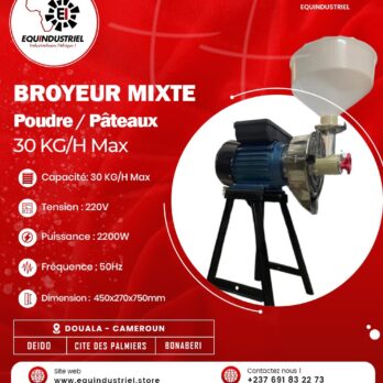 BROYEUR MIXTE • 30 KG/H Max